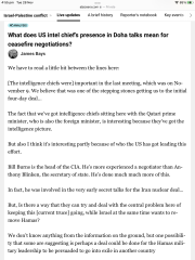 Detainees, Truce and Agreements  *title altered at OP's request*