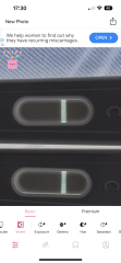 Think I see very faint lines, thoughts?