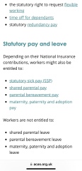 Employed for tax purposes - sick pay?