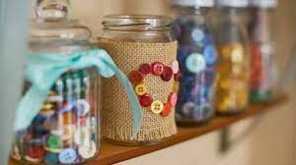 What do you use pasta jars and jam jars for?