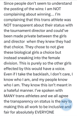 Elite sports people speaking up!