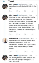I would divorce my husband if he behaved like Giles Coren did