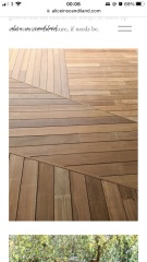 Flooring for kitchen extension