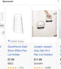 Pots and pan storage