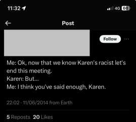 “Karen” is a misogynist term.