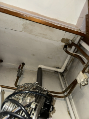 Leak in the airing cupboard