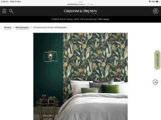 Maximalist floral wallpaper