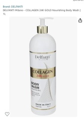 Self anti Milano collagen 24k gold body wash