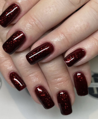 What colour nails for a black party outfit?