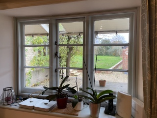 Secondary glazing in period house