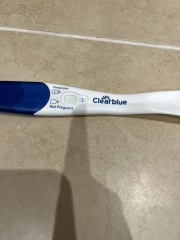 First response faint positive - clear blue digi 'not pregnant' CONFUSED!!