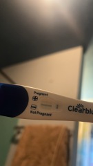 Faint positive Clear Blue