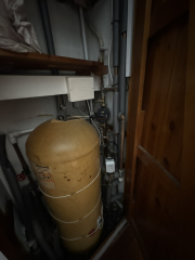 Leak in the airing cupboard