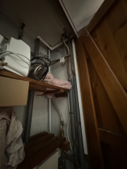 Leak in the airing cupboard