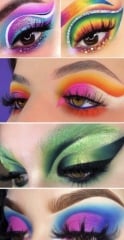 Exciting eye make-up for sensitive eyes