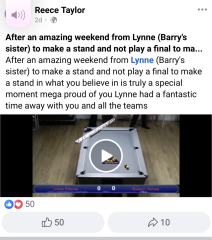 Elite sports people speaking up!