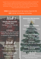 Christmas Art Workshops Ruislip December