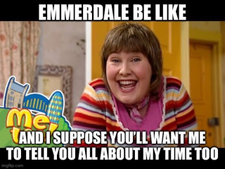 Emmerdale: NO SPOILERS Jacob & Vic are giving us the ick, Chloe & Mack are boring as tit. While nasty Craig has been dispatched. Whodunnit?