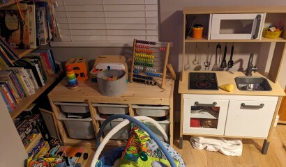 Hand hold - declutter diary
