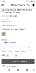 Luxury dressing gown?