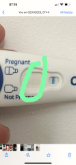 Pregnancy tests - faint lines?
