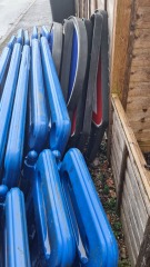 Contractors stuff balanced against my fence! Should I move it? AIBU?
