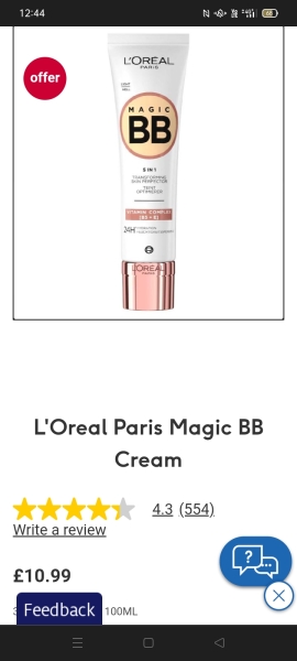Fabulous tinted moisturizer / BB cream