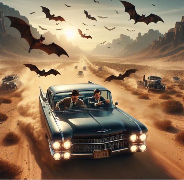 Create an image using AI that describes a movie and we'll try to guess what it is