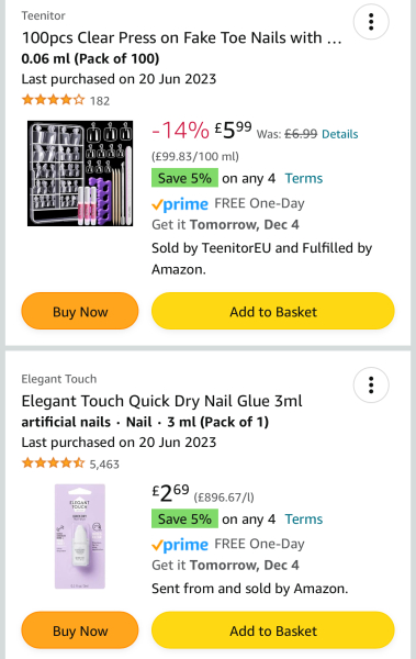 Best fake toenail
