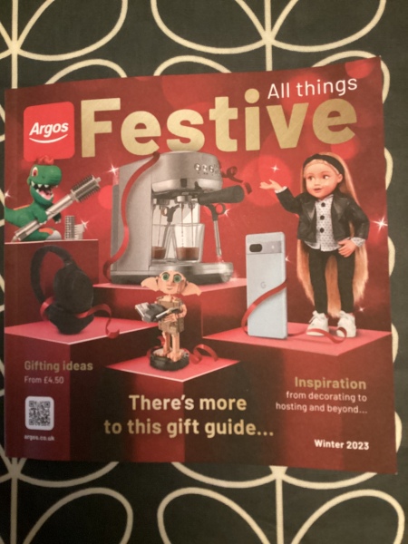 Argos Catalogue help