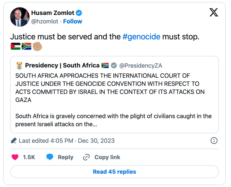 South Africa has invoked the Genocide Convention against Israel over Gaza