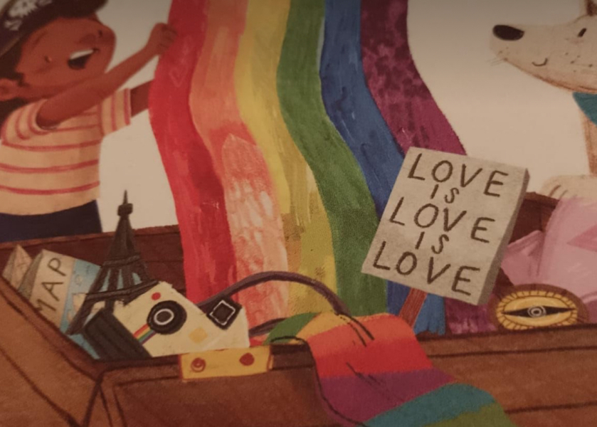 Grandad's Pride is being read on milkshake on channel 5 - not acceptable! AIBU