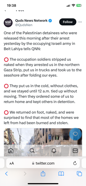 Documenting Israeli army racism and torture thread 2