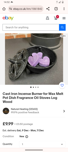 Can I put wax melts inside log burner?