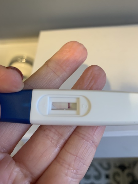 Faint line showed up on Morrisons test after an hour… evap?