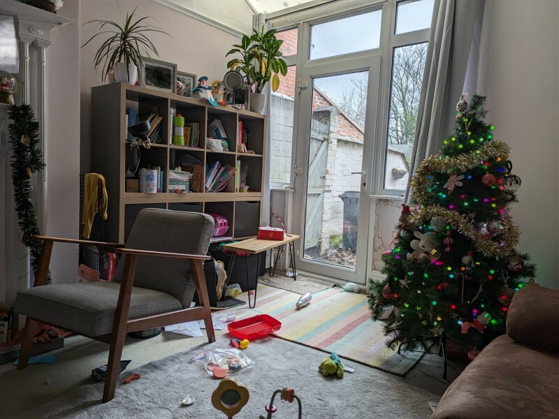 To ask you to show me your normal home…