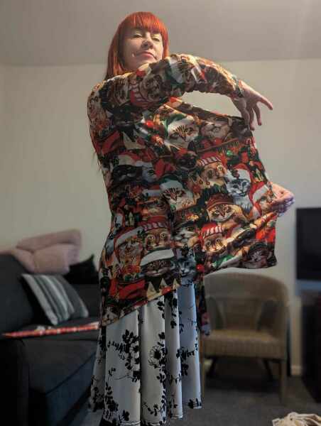 To have bought an 'ugly' Christmas cardigan?