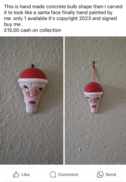 Homemade Christmas tat for sale....