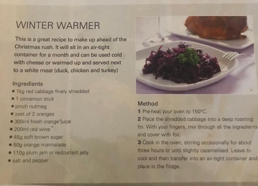 In preparation for Christmas today I will……