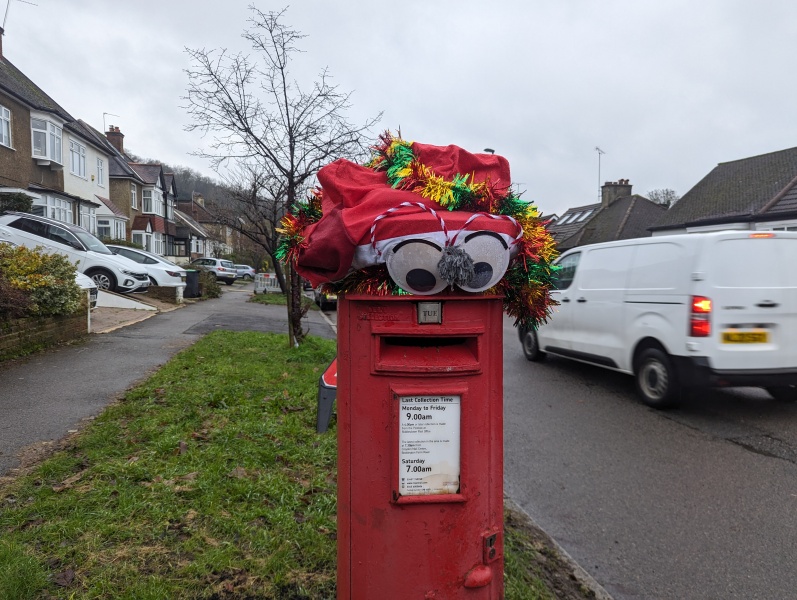 To think that postbox toppers are an aberration and those who produce them should be shot at dawn (I should say 'light hearted' here but it goes against the grain)
