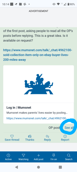 MNHQ asking posters to read all OP’s posts