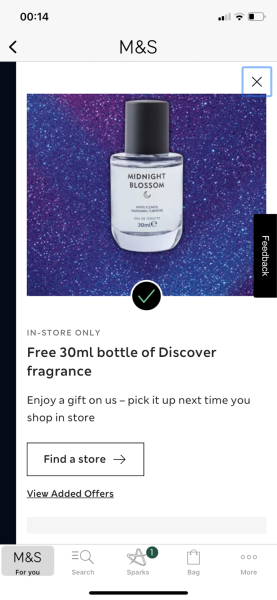 M&S Sparks 12 Days of Christmas