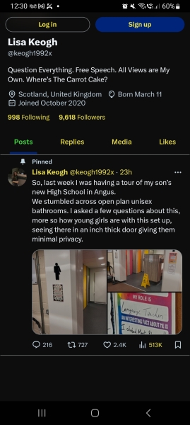 Mixed High school changing rooms