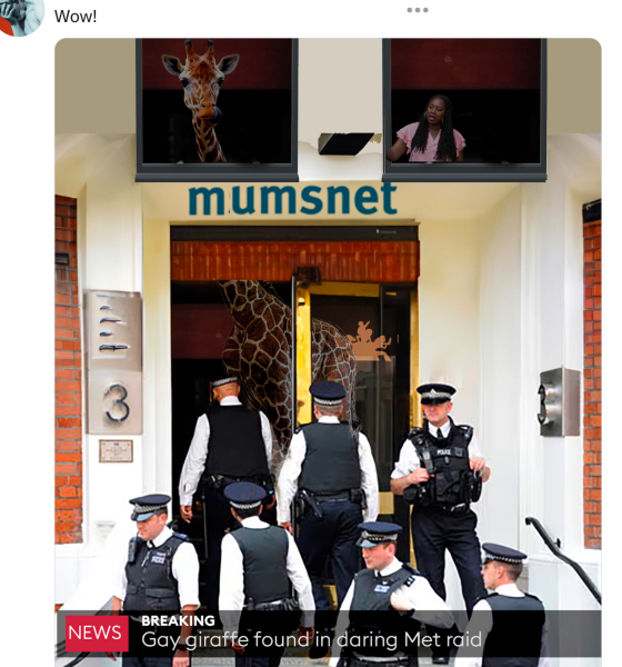 Everyone scarper, the rozzers are coming