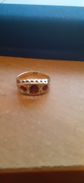 Help me identify hallmark on antique ring please