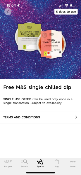 Sparks 12 Days of M&S Thread Two