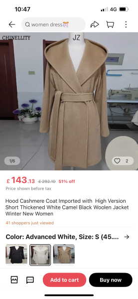 Can you help me find my dream coat please?