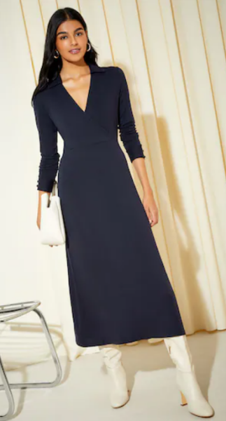Help finding a mock wrap dress