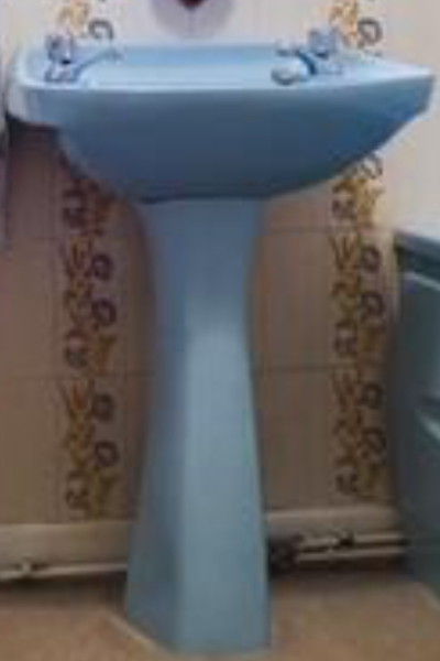 Coloured bathroom suites