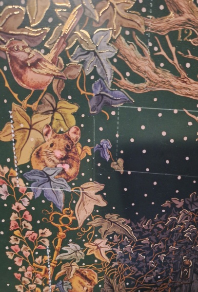 Picture advent calendars that add to the scene rather than have random pictures behind the doors